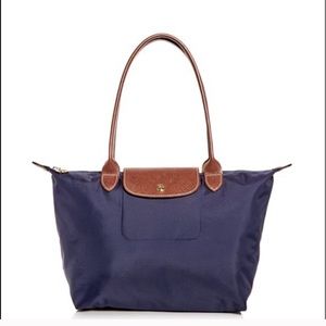 Small Navy Blue Longchamp Tote